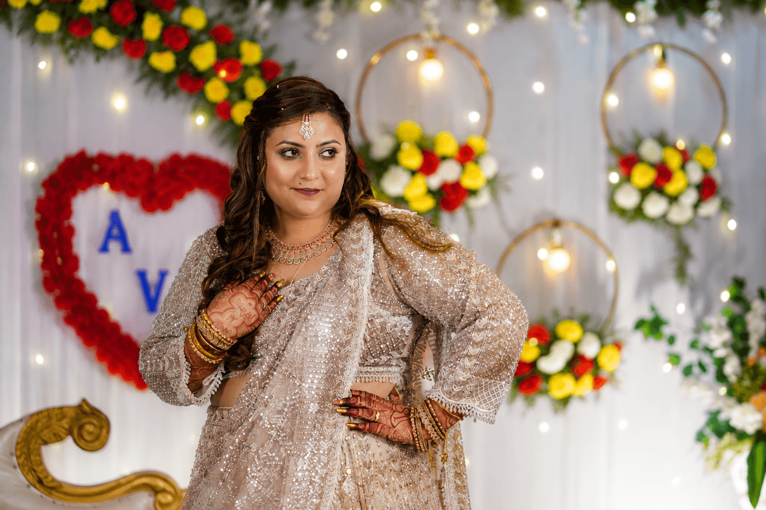 Bridal Styling at AD Salon & Academy